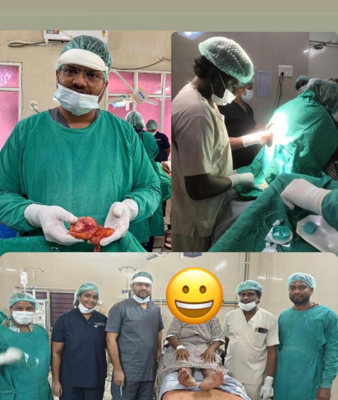 వేములవాడ ప్రభుత్వ ప్రాంతీయ ఆసుపత్రిలో అరుదయిన మత్తు ద్వారా ఆపరేషన్..